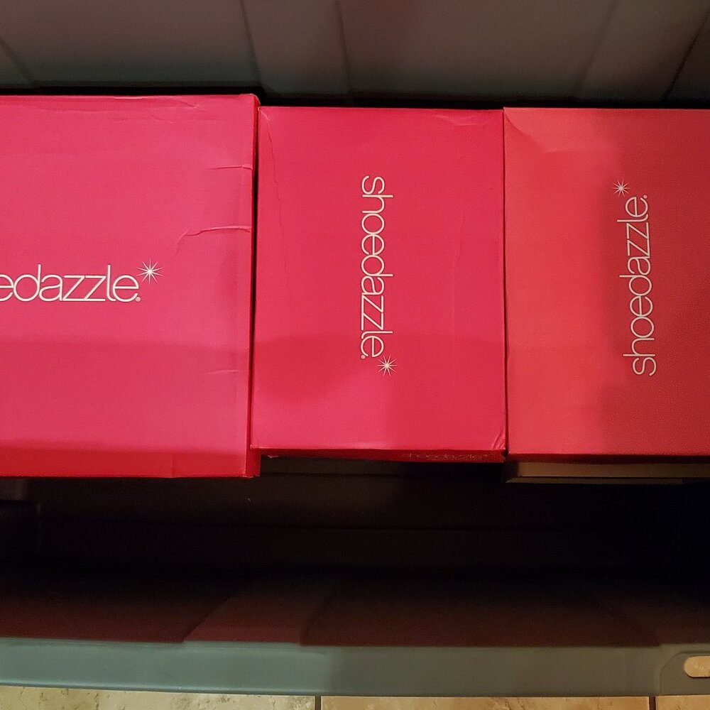 Rainbow rhinestone womens shoes.